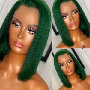 Emerald Green Women's Hair Wig